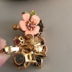 Les Nereides Flower Clip Earring